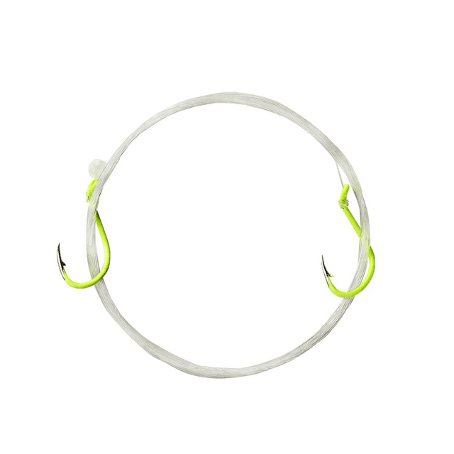 Lindy Rig Snell Crawler Fishing Lure Rig Chartreuse