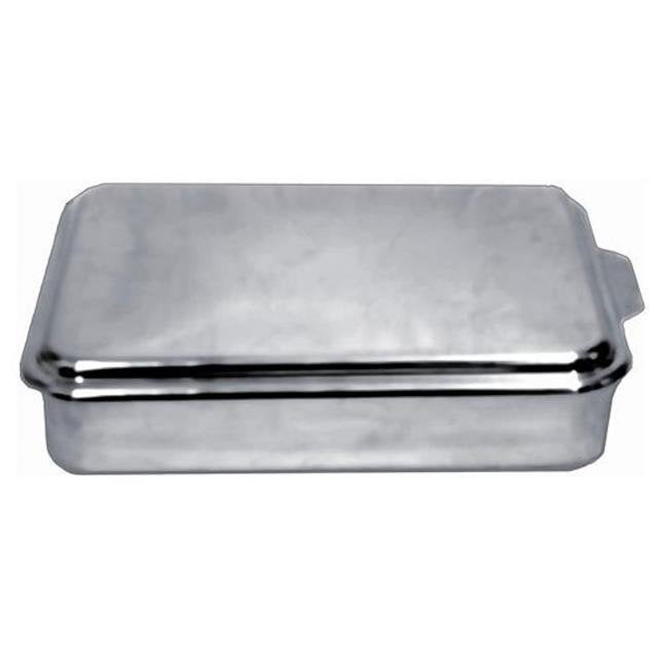 Lindy's Stainless Steel 9 X 13 Inches Covered Cake Pan, Silver