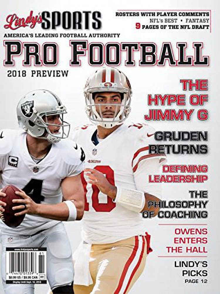 Lindy's Sports Pro Football Preview 2018 Covers Vary Single Issue