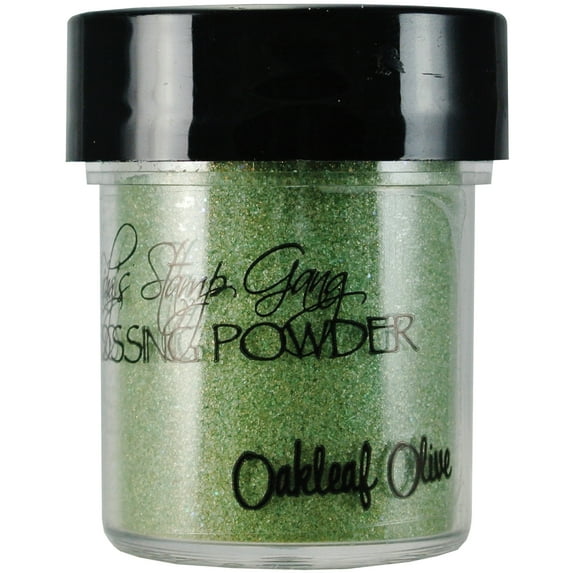 Lindy's Stamp Gang 2-Tone Embossing Powder .5oz-Oakleaf Olive