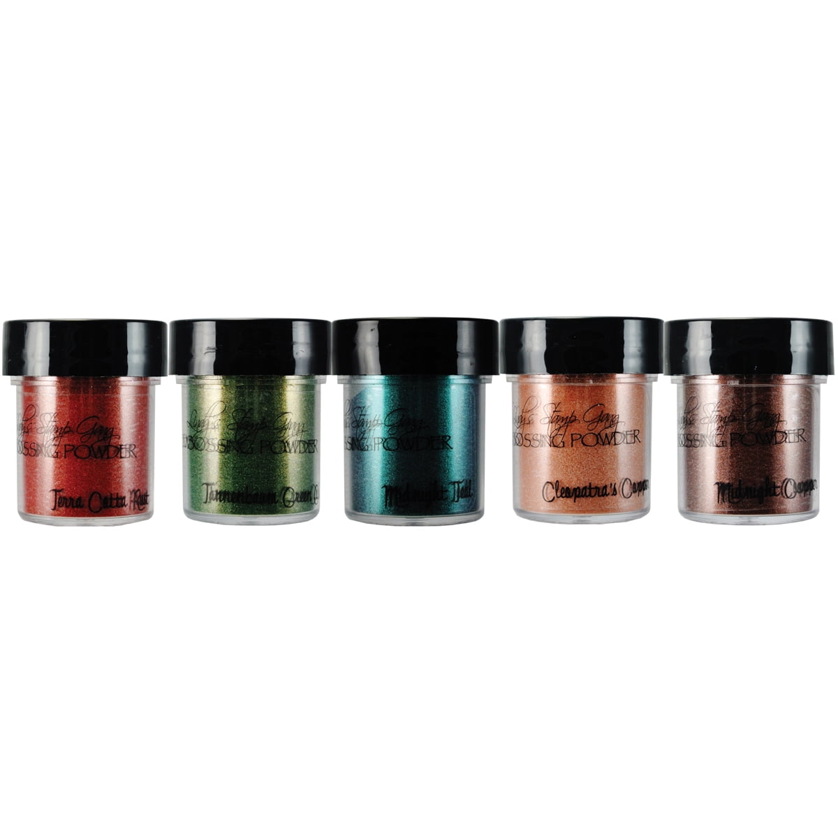 Lindy's Stamp Gang 2-Tone Embossing Powders .5oz 5/Pkg-Autumn