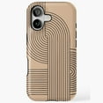 thumbnail image 1 of Line Art Neutral Tone Minimalist iPhone Case 17 11 12 13 14 15 16 Pro Max, 1 of 2