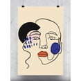 thumbnail image 1 of Line Art Woman Face Poster - Image by Shutterstock,, 1 of 2