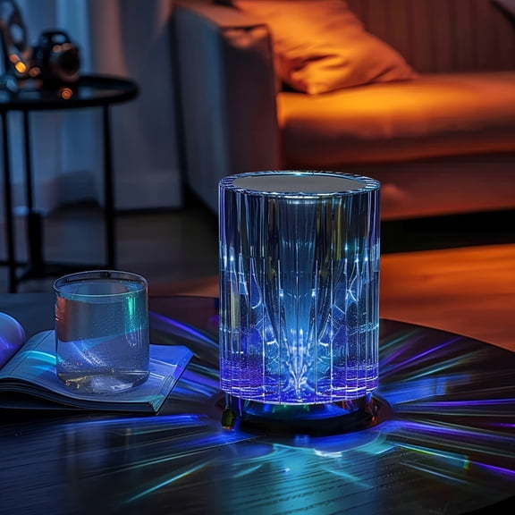 Line Atmosphere Lamp | Modern Minimalist Night Light For Bedroom, Luxurious Crystal Table Lamp With Dimmable Lighting, Perfect For Trends