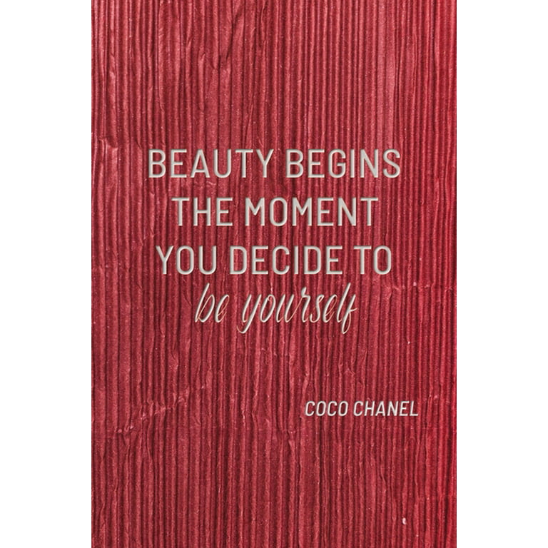 Line - Beauty Begins: Beauty Begins the Moment You Decide to Be Yourself :  COCO CHANEL: Notebook, Organize Notes, Ideas, Follow Up, Project  Management, 6 x 9 (15.24 x 22.86 cm) 