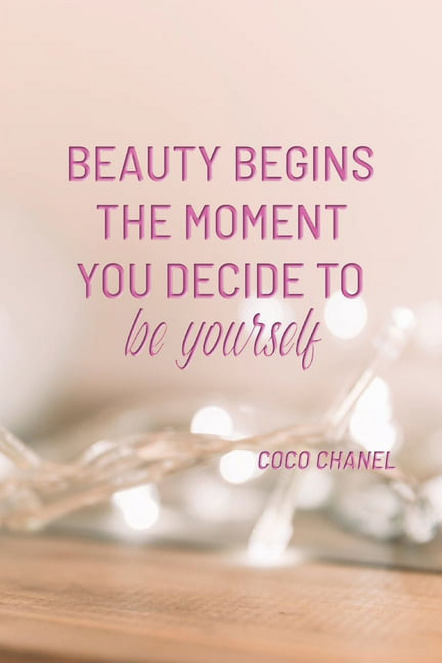 Line - Beauty Begins: Beauty Begins the Moment You Decide to Be Yourself:  COCO CHANEL: Notebook, Organize Notes, Ideas, Follow Up, Project  Management