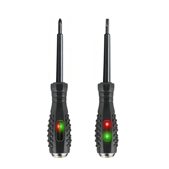 Line Breakpoint Detector Screwdriver Pen with Visual LED Light Cues, Live Neutral Circuit Checks for Routine Repair Work