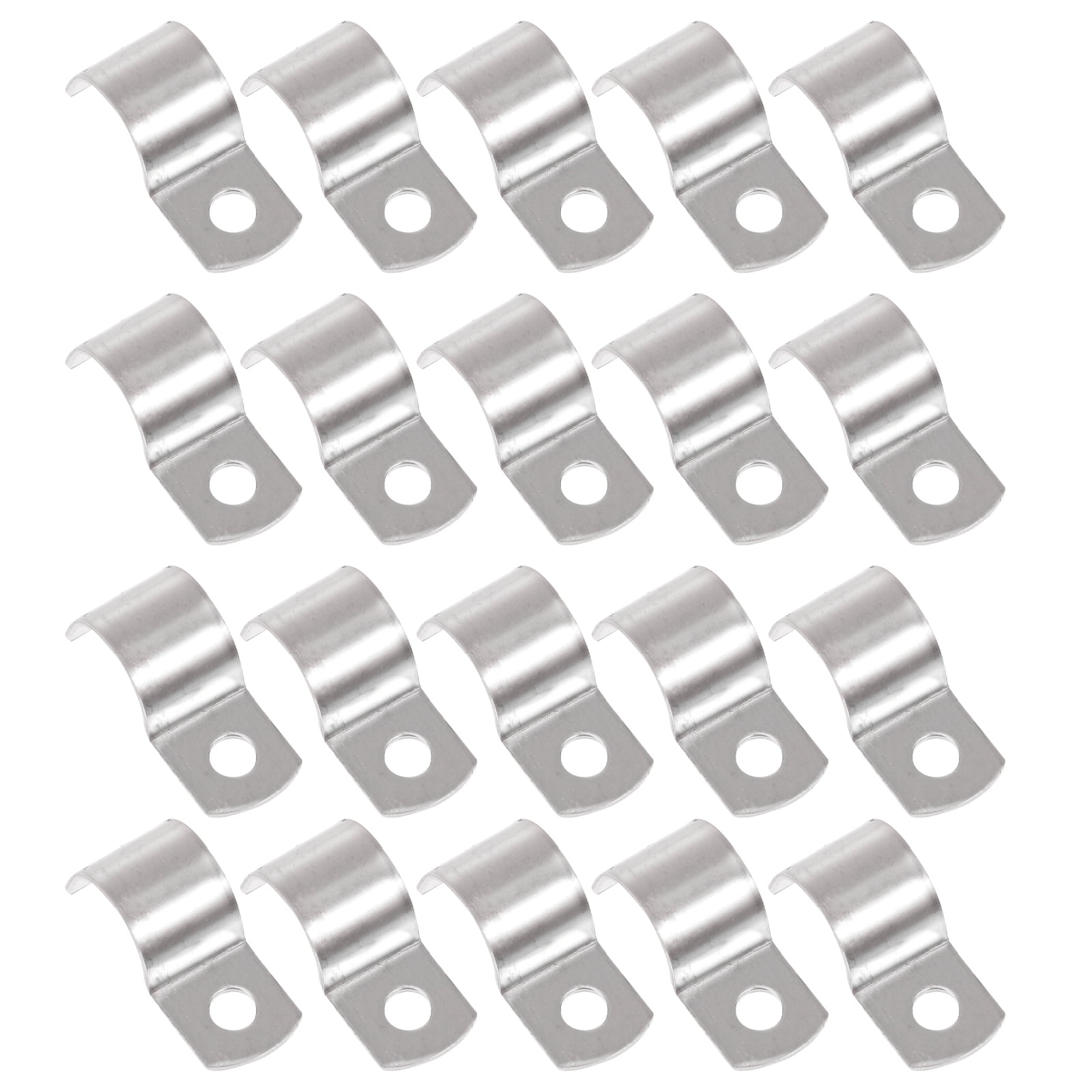 Line Card Coaxial Cable Cord Keepers for Cables 100 Pcs Securing Clip Holder Galvanized Iron Tv