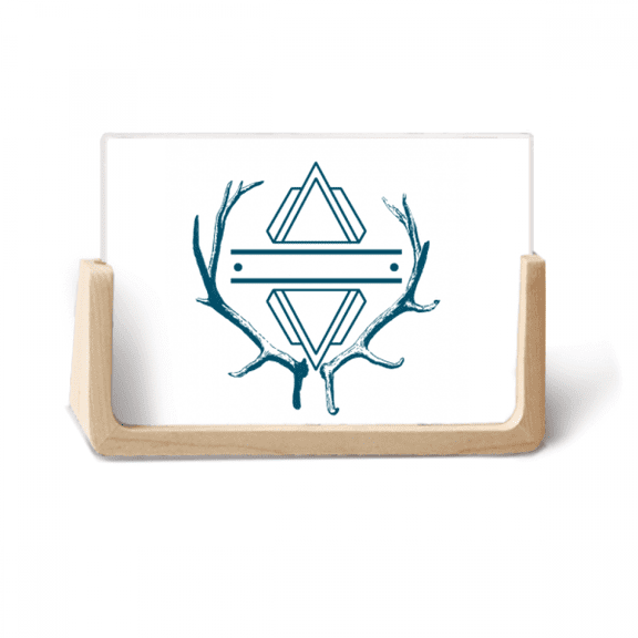 Line Combination Animal Angle Photo Wooden Photo Frame Tabletop Display