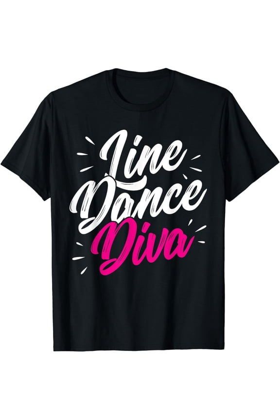 Line Dance Diva Line Dancer Line Dancing T-Shirt