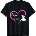 thumbnail image 1 of Line Dance Partner Western Country Line Dancing Pair T-Shirt Black 3X-Large, 1 of 4