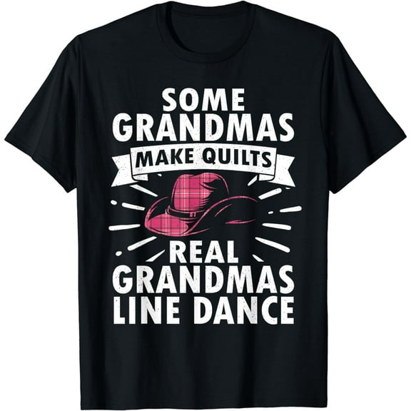 Line Dancing Art For Women Mom Grandma Line Dance Teacher T-Shirt