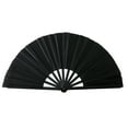 thumbnail image 1 of Line Dancing Clack Fans - Extra Large 13.4 Inch Foldable Hand Fan for Popping/Clapping Sounds, Vintage Retro Fabric Design for Dance Performances, Kung Fu & Party Favors, 1 of 4