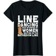 thumbnail image 1 of Line Dancing Country Vintage Tee For Dancers Cowboy Boots T-Shirt, 1 of 4