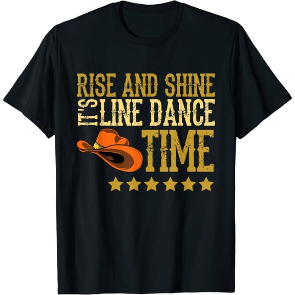 Line Dancing - Country Western Line Dancer Cowboy T-Shirt