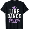 thumbnail image 1 of Line Dancing Line Dance Queen T-Shirt, 1 of 4