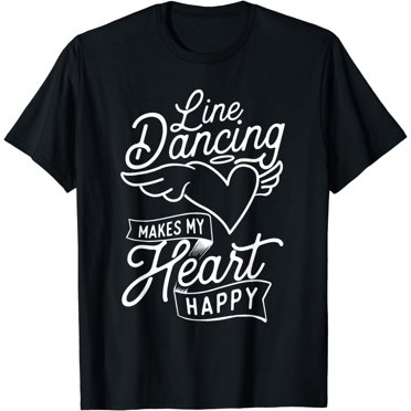 Cowboy Gft, Lne Dancng Makes My Heart Happy Vntage, Png For Shrts