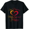 thumbnail image 1 of Line Dancing Makes My Heart Happy Line Dance T-Shirt, 1 of 4