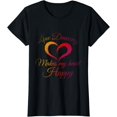 thumbnail image 1 of Line Dancing Makes My Heart Happy Line Dance T-Shirt, 1 of 3