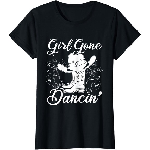Line Dancing Texas Cowgirl Gift Women Line Dance T-Shirt