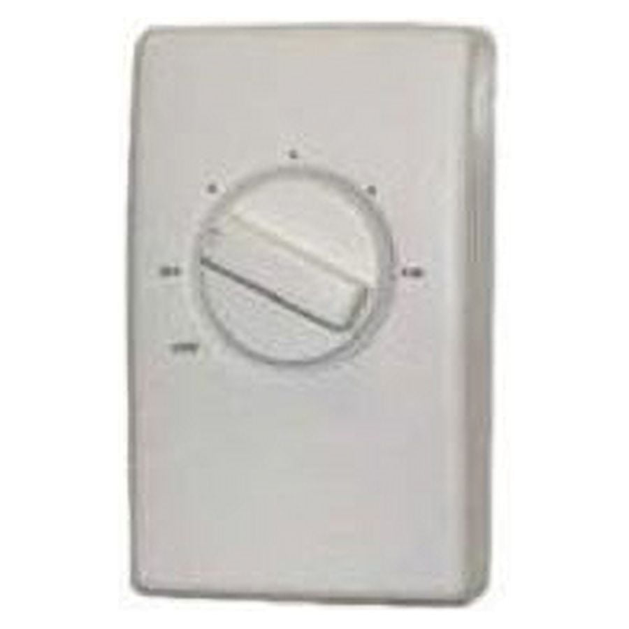 Line Double Pole Wall Mounted Thermostat, Ivory
