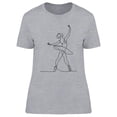 thumbnail image 1 of Line Drawing Ballet Dancer T-Shirt Women -Image by Shutterstock, Female x-Large, 1 of 2