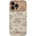thumbnail image 1 of Line Drawing Flower Large Camera Lens Protector Soft  for iPhone Case (Beige,iPhone 14 Plus), 1 of 6