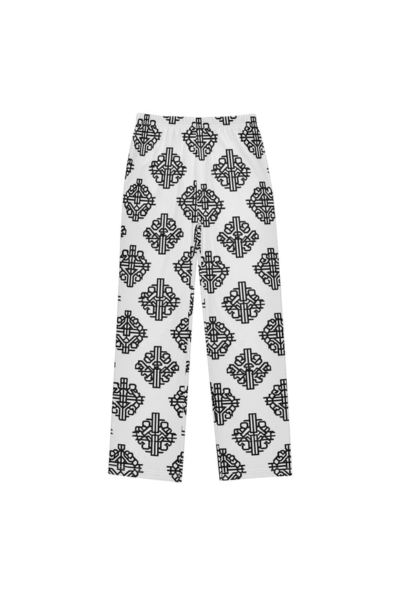 Line Drawing Pajama Pants Soft and Lightweight Elastic Waistband Pajama Pants