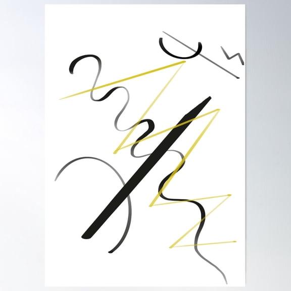 Line Drawing Poster Wall Art, Modern Wall Decor For Living Room Bedroom, 24x36 UNFRAMED