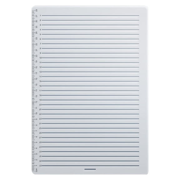 Line Drawing Stencil Lettering Guide Templates College Ruled Spacing