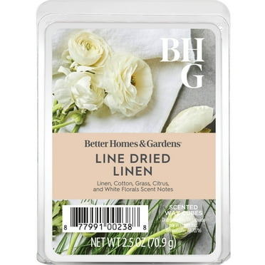 Line-Dried Linen Scented Wax Melts, Better Homes & Gardens, 2.5 oz (1-Pack)