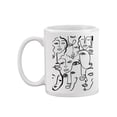 thumbnail image 1 of Line Faces Mug - Image by Shutterstock,, 1 of 4