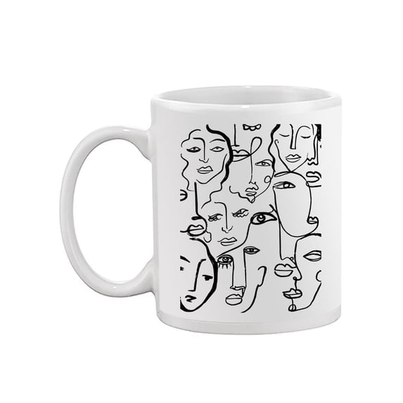 Line Faces Mug - Image by Shutterstock,