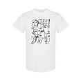 thumbnail image 1 of Line Faces T-Shirt Men -Image by Shutterstock, Male x-Large, 1 of 4