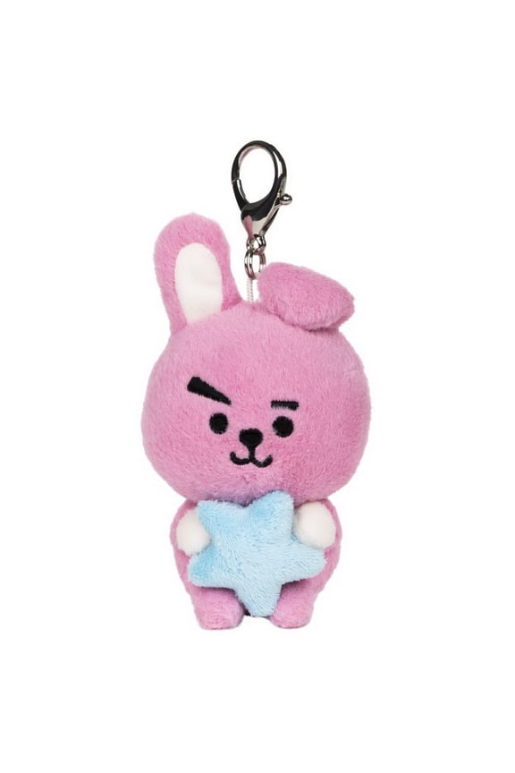 Line Friends BT21 3 Inch Bumble Buddy Plush Clip | Cooky