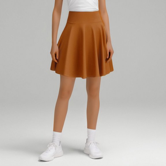 A Line Midi Skirt For Women Versatile 45CM Pleated Half Skirt Fashionable Flared Dress Skirt Non See ThroughDesign Tan Skirt Tennis Skirts 50s Poodle Skirt for Women Skirts for Men Suspender Skirt