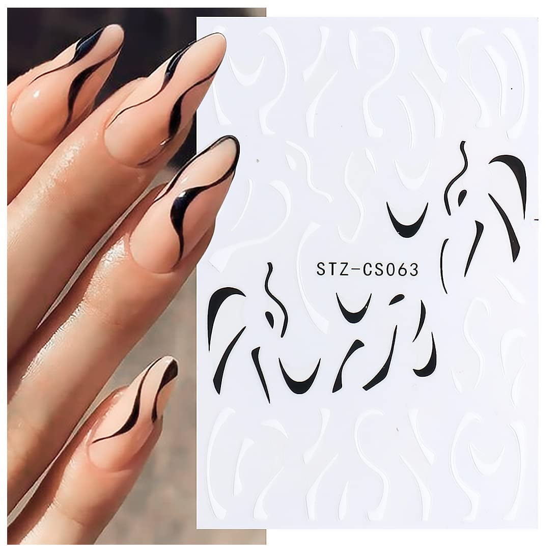 Line Nail Art Stickers Decals Metal Line Nail Supply Rose Gold 3D  Self-Adhesive Nail Decals Metal Curve Stripe Lines Design DIY Letter Nail  Sticker Adhesive Decoration Foil Accessory 6 Sheet : Amazon.in:
