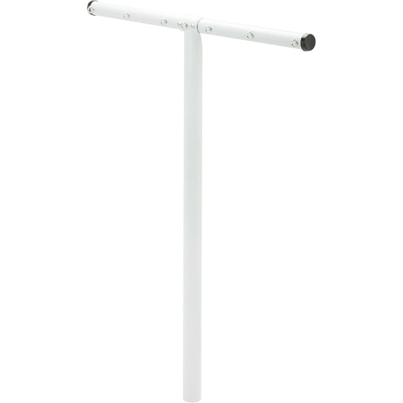 Line Outdoor Clothes Drying Pole - Weatherproof T-Post Clothesline for Backyard & Garden - Large Capacity Air Dryer for Sheets, Towels & Apparel