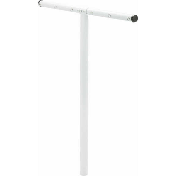 Line Outdoor Clothes Drying Pole - Weatherproof T-Post Clothesline for Backyard & Garden - Large Capacity Air Dryer for Sheets, Towels & Apparel