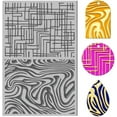thumbnail image 1 of Line Polymer Clay Texture Sheets Rubber Clay Texture Sheets Polymer Clay Texture Tool Used for DIY Jewelry Making Craftwork and Printing Patterns for DIY, 1 of 9