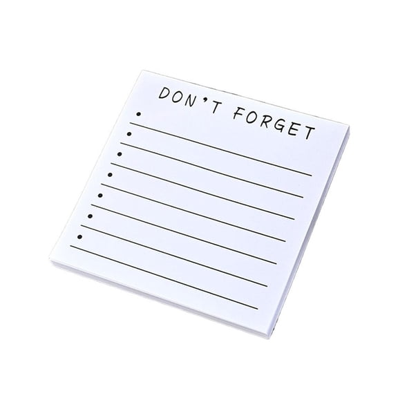 Line Post-it Notes 80 Sheets Pocket Notepad with Strong Adhesive Premium Thick Paper for Neat Writing Portable Productivity Planner