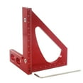 thumbnail image 1 of Line Ruler Woodworking Measuring Ruler Triangle Square Angle Measuring Tool Precision Accurate Triangle Ruler Tri-square Line Scriber Saw Guide, 1 of 9