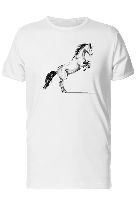Line Sketch Horse Tee Men's -Image by Shutterstock