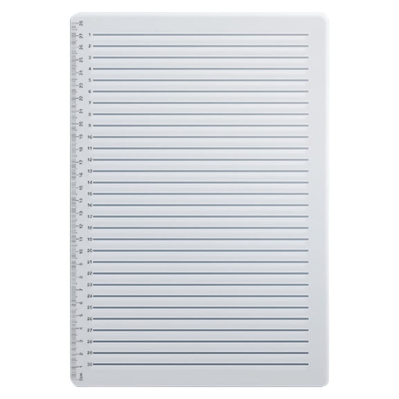 Line Stencil Template for Journaling 27/30/33 Line College Ruled Spacing Writing Guide Stencil Templates Set