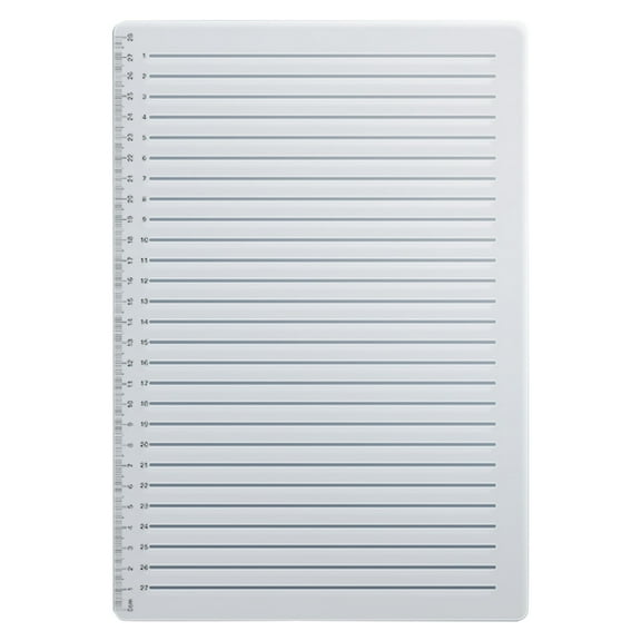 Line Stencil Templates 27/30/33 Line College Ruled Spacing Line Drawing Stencil Templates Set for Journaling
