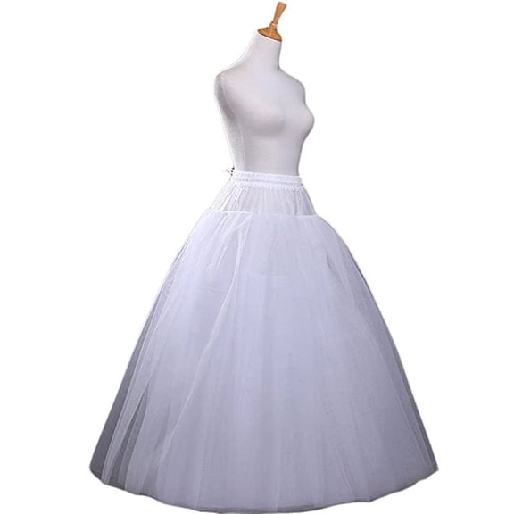 A Line Strapless Wedding Dress For Adults – Bridal Gown Under Skirt For Formal Events And Ceremonies Glitter Skirt Slit Skirt Skirted Swimsuits for Women Cheer Skirt Pleated Midi Skirts for Women Full