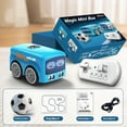 thumbnail image 1 of Line Trace Magic Car,Magic Mini Bus,Magic Follows Line Car, Inductive Mini Interactive Cars Follows The Line, Smart Radio Control Check with Mini Cars, Educational STEAM Vehicle Toy(Blue), 1 of 8