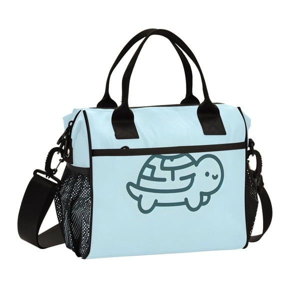 Line Turtle Cooler Bag Lunch Bag Soft Cooler Cooling Tote Insulated Lunch Box for Adult Men Women