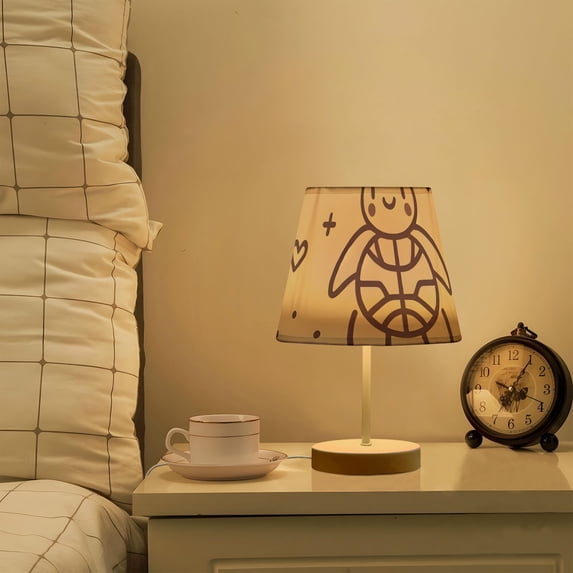 Line Turtle Wave LED Desk Lamp Table Lamp USB Bedside Nightstand Small Lamp for Bedroom Living Room Kids Room