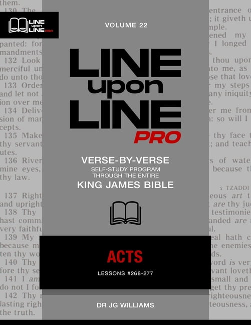 Line Upon Line Pro - New Testament Acts: Vol 22 - Line Upon Line PRO Bible Study Series, Book 5, (Paperback)